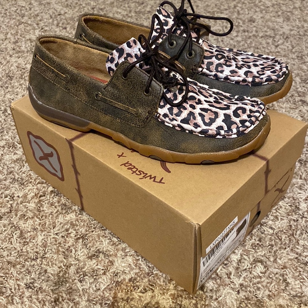 TWISTED X CHEETAH PRINT MOCS